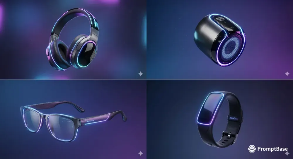 Aeroglow Studio Product Showcases