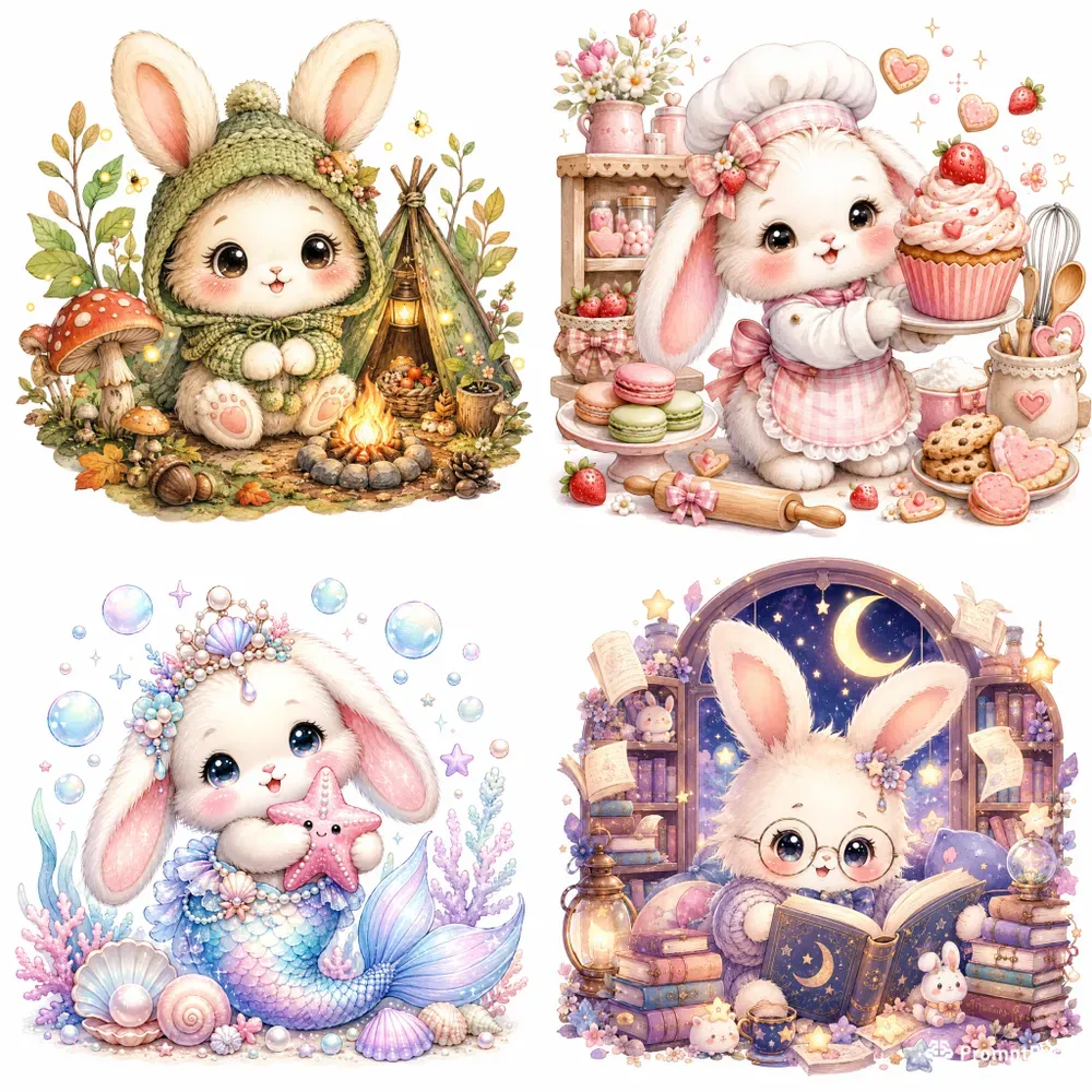 Kawaii Bunny Sticker Magics