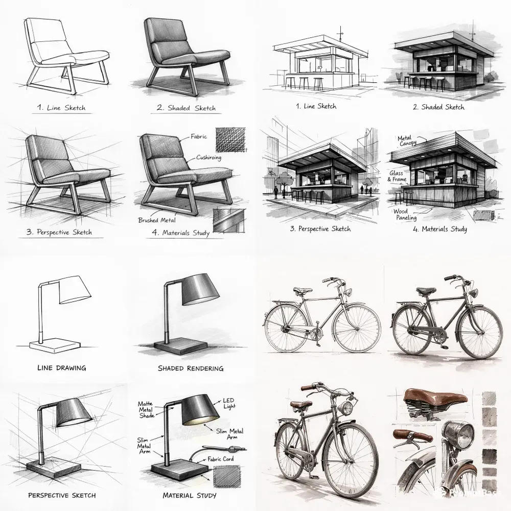 Conceptual Subject Sketches
