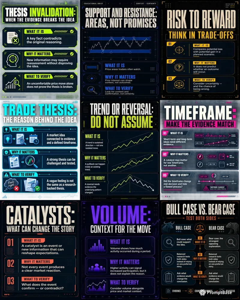 Trading Concepts Explainer Graphics