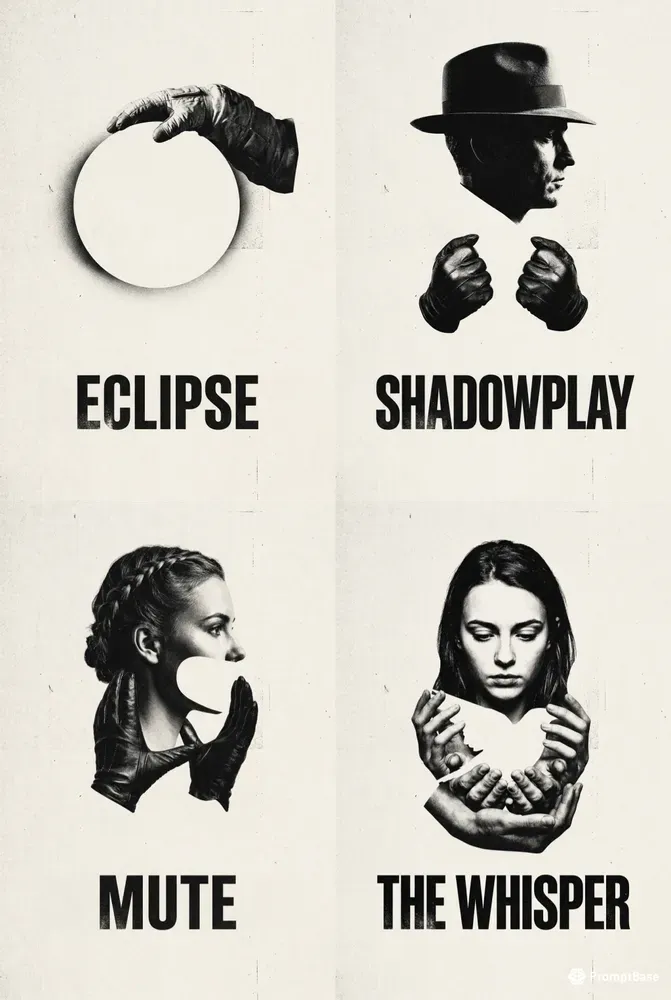 Gritty Minimalist Film Poster Engines
