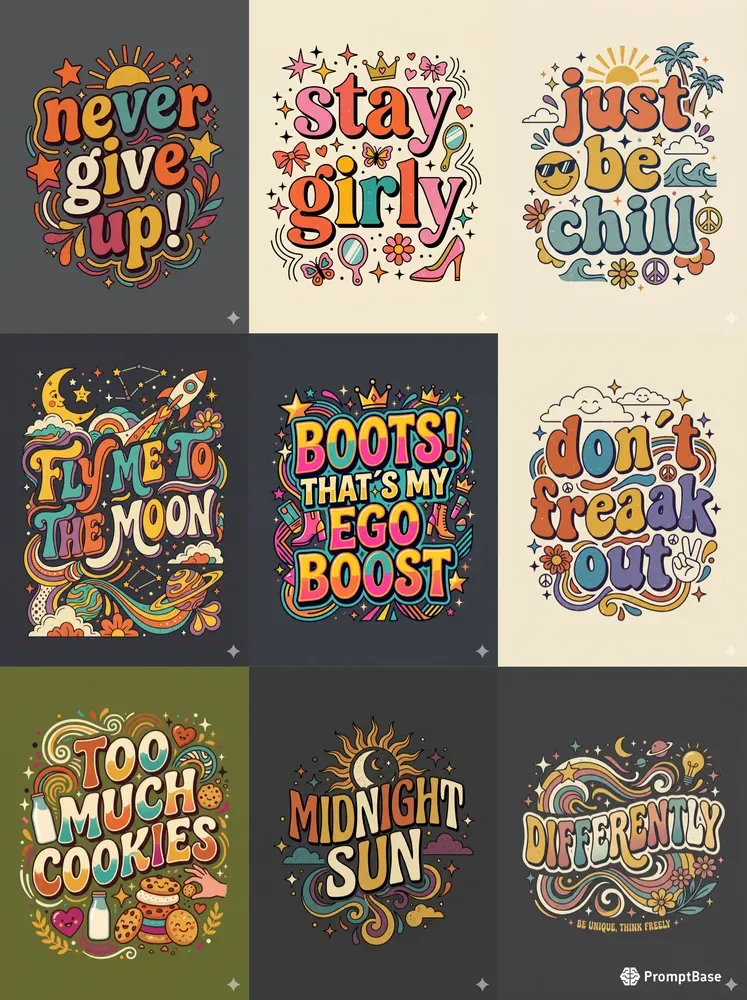 Trendy Retrogroovy Tshirt Designs