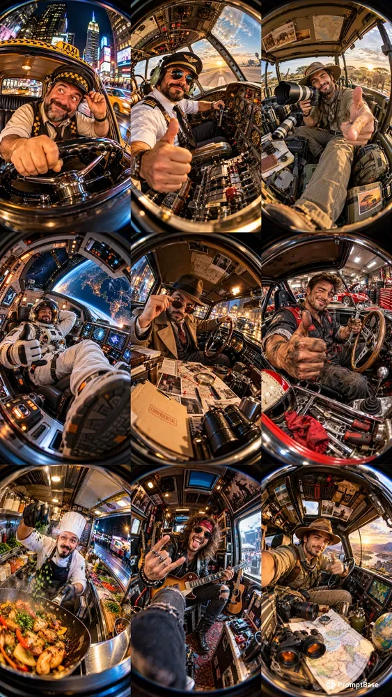 Ultrawide Fisheye Portraits