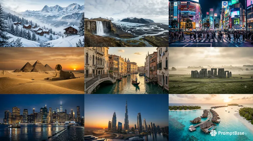 Cinematic Professional Travel Posters
