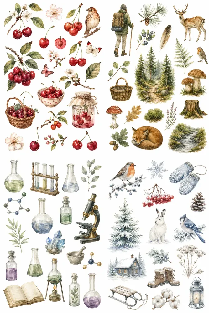 Watercolor Sticker Creators