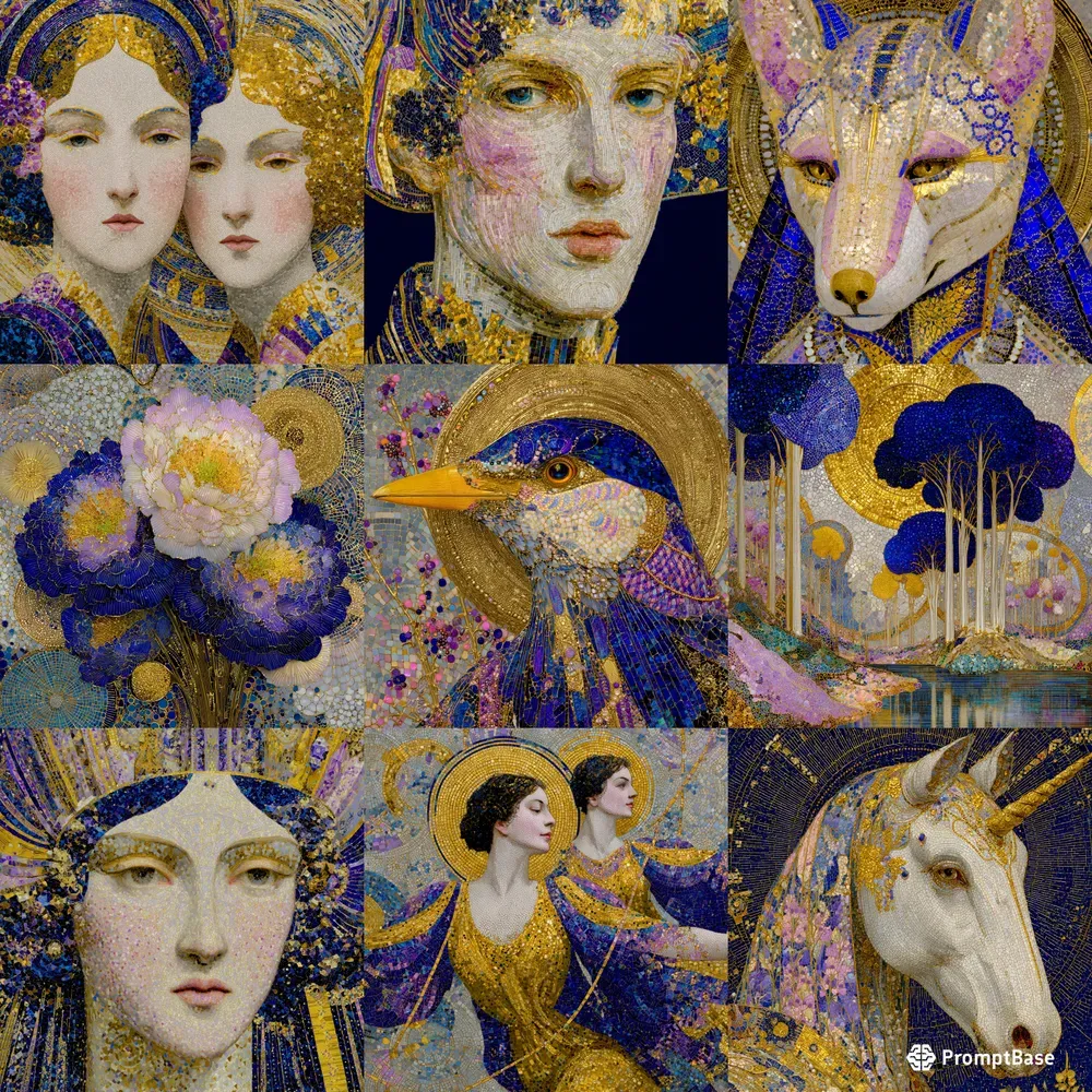 Baroque Gold Portrait Series