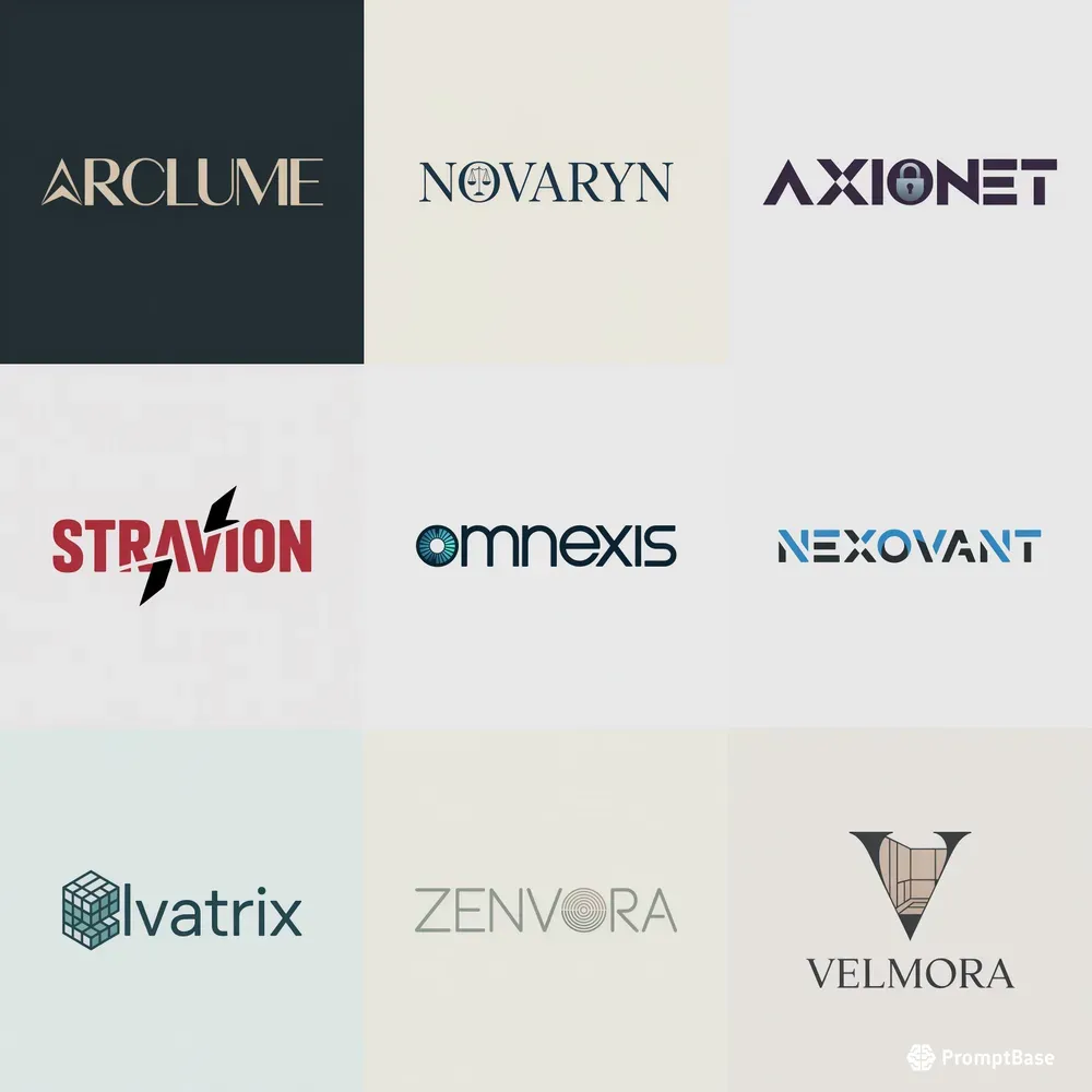 High End Minimalist Logos