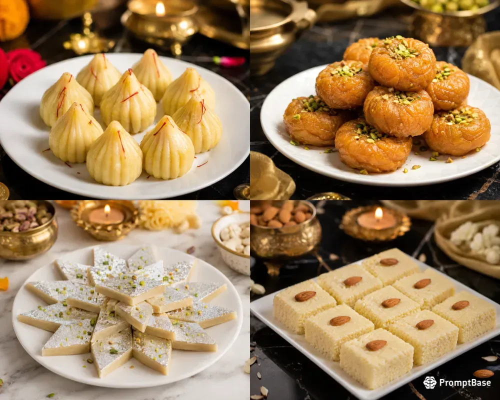 Luxury Indian Sweets Photography