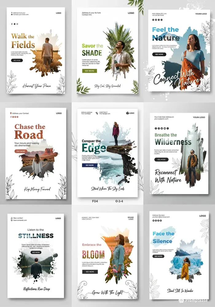 Wild Nature Social Templates