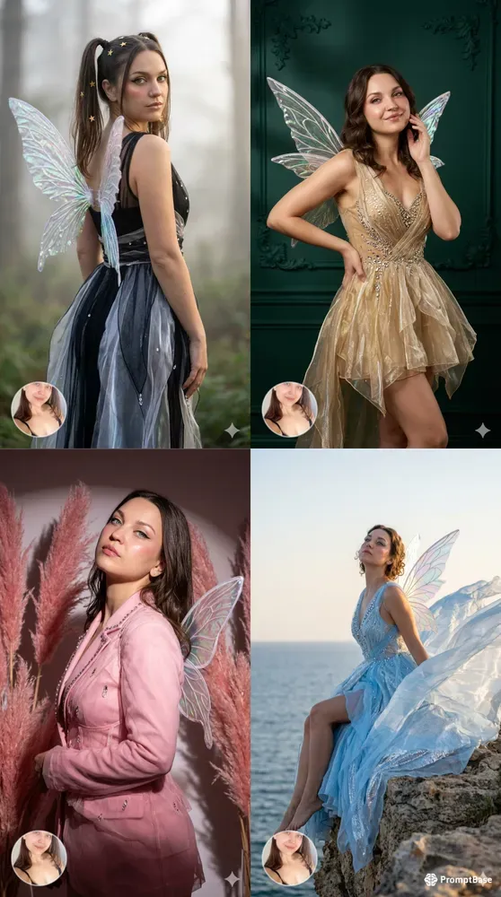 Realistic Fashion Fairy Portraits
