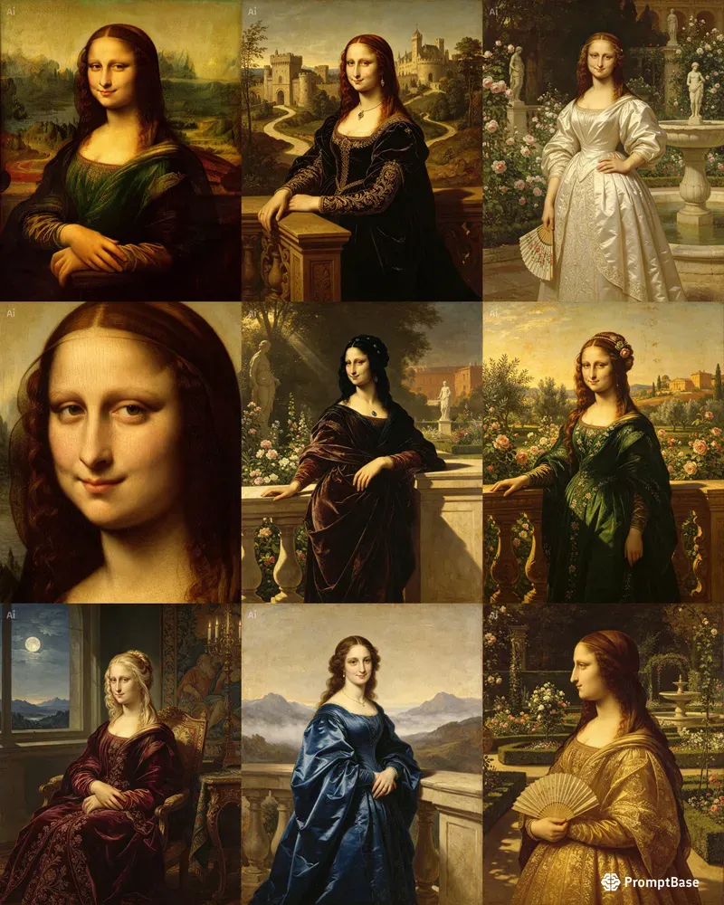 Mona Lisa Style Portrait Generator