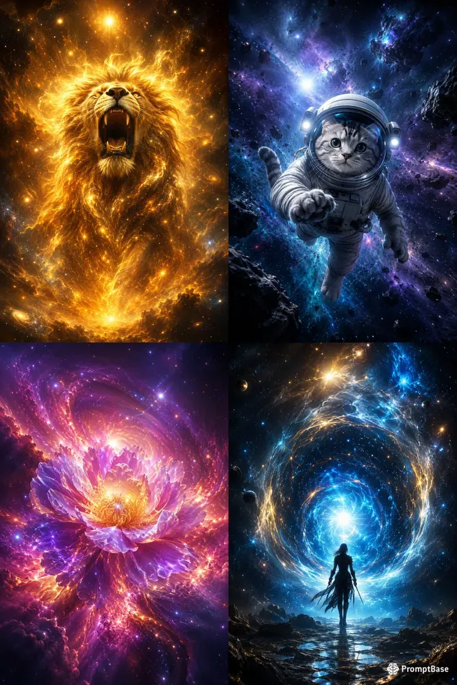 Cinematic Cosmic Artwork Designs