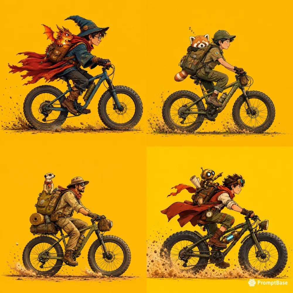 Minimal Adventure Character Posters