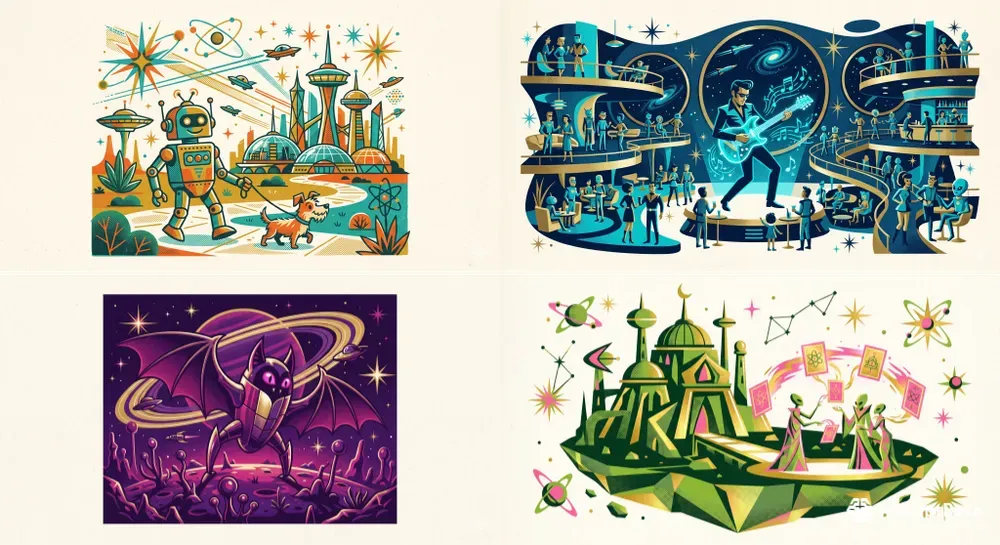 1950s Atomic Age Retrofuturisms