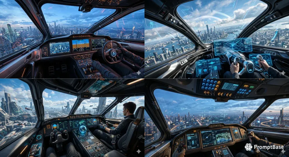 Futuristic Aircraft Cockpits