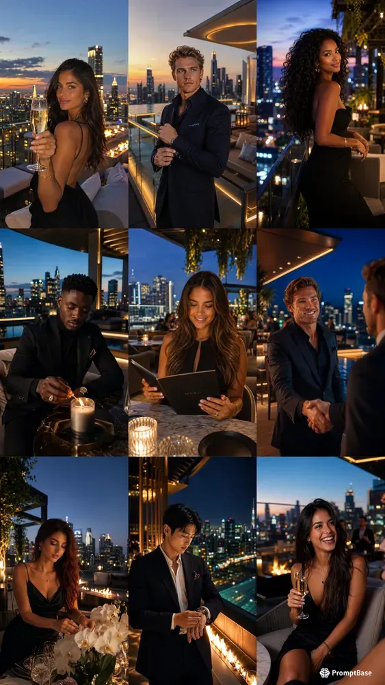 Rooftop Champagne Evenings