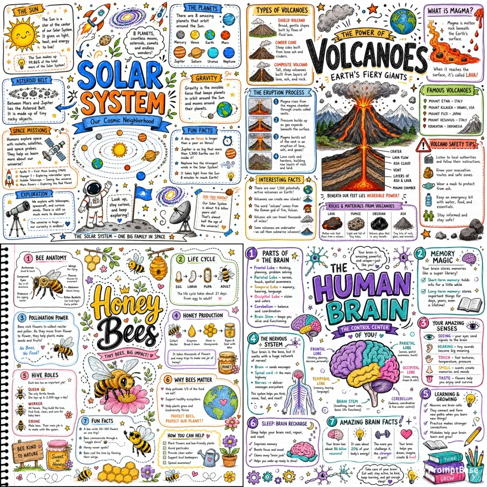 Hand Drawn Doodle Infographics Kits