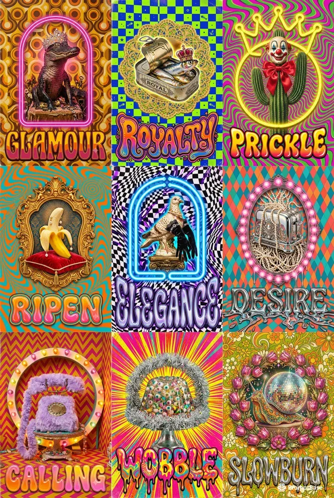 Absurdist Kitsch Shrine Posters