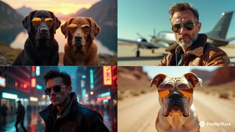 Flux Aviator Portraits Humans Animals