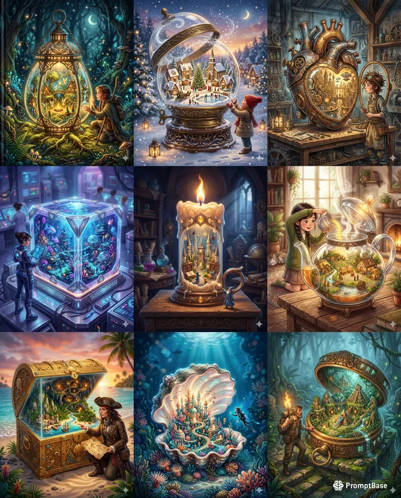Mini World Object Storybook Covers