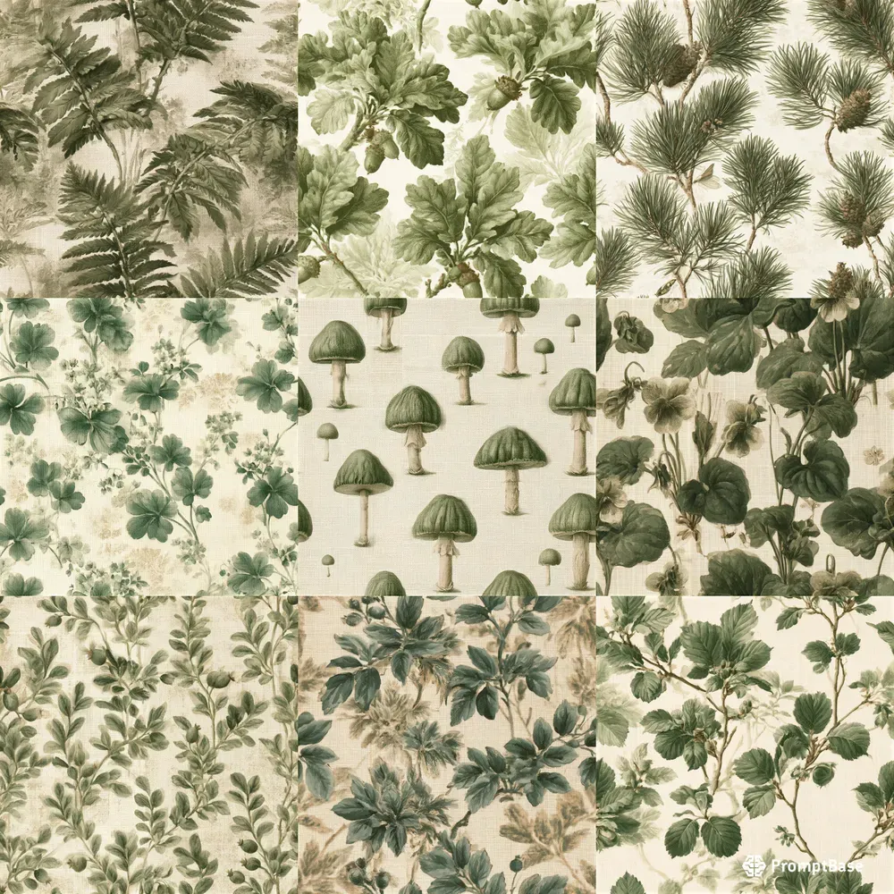Woodland Herbarium Backing Papers