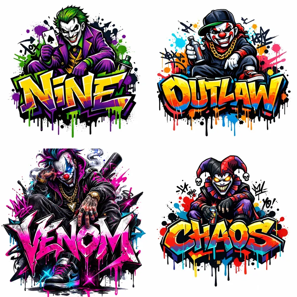Joker Graffiti Mascot Logo Generator