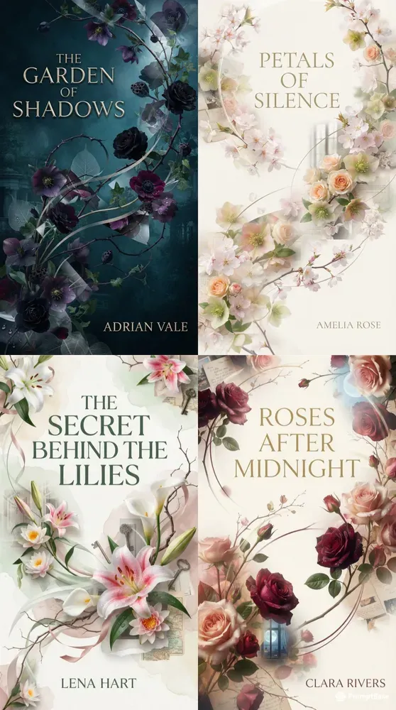 Flower Book Cover Generator