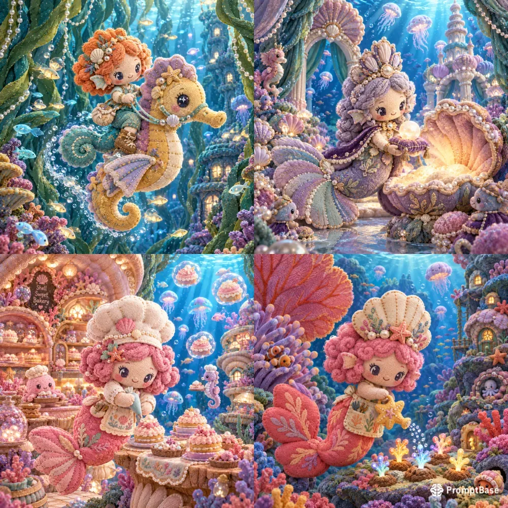 Mermaid Adventure Plush Toy Generator