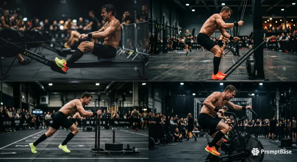 Realistic Hyrox Fitness Competitions
