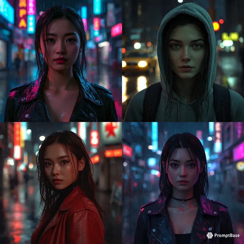 Cyberpunk Night Portraits