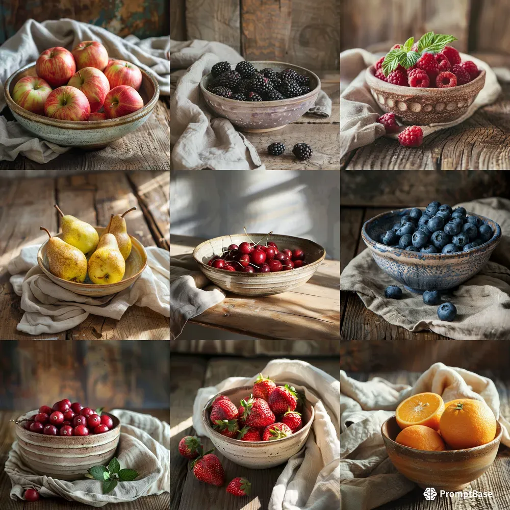 Bowls With Fruits
