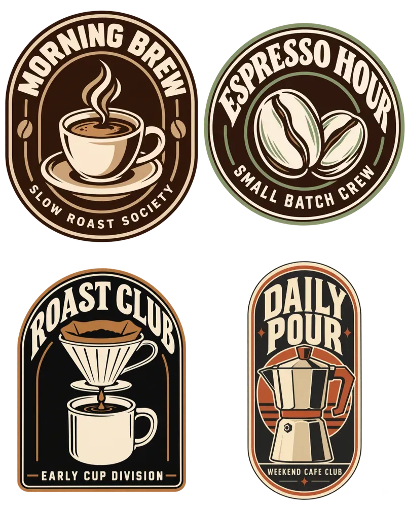 Coffee Club Graphic Tee Generator