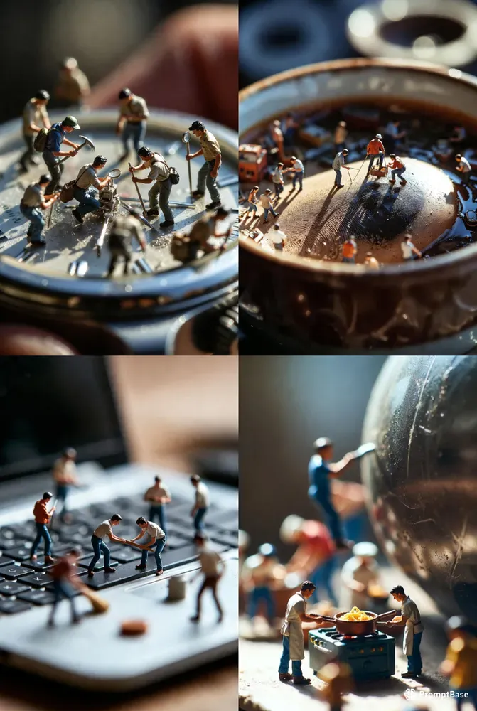Miniature World Scenes 8K