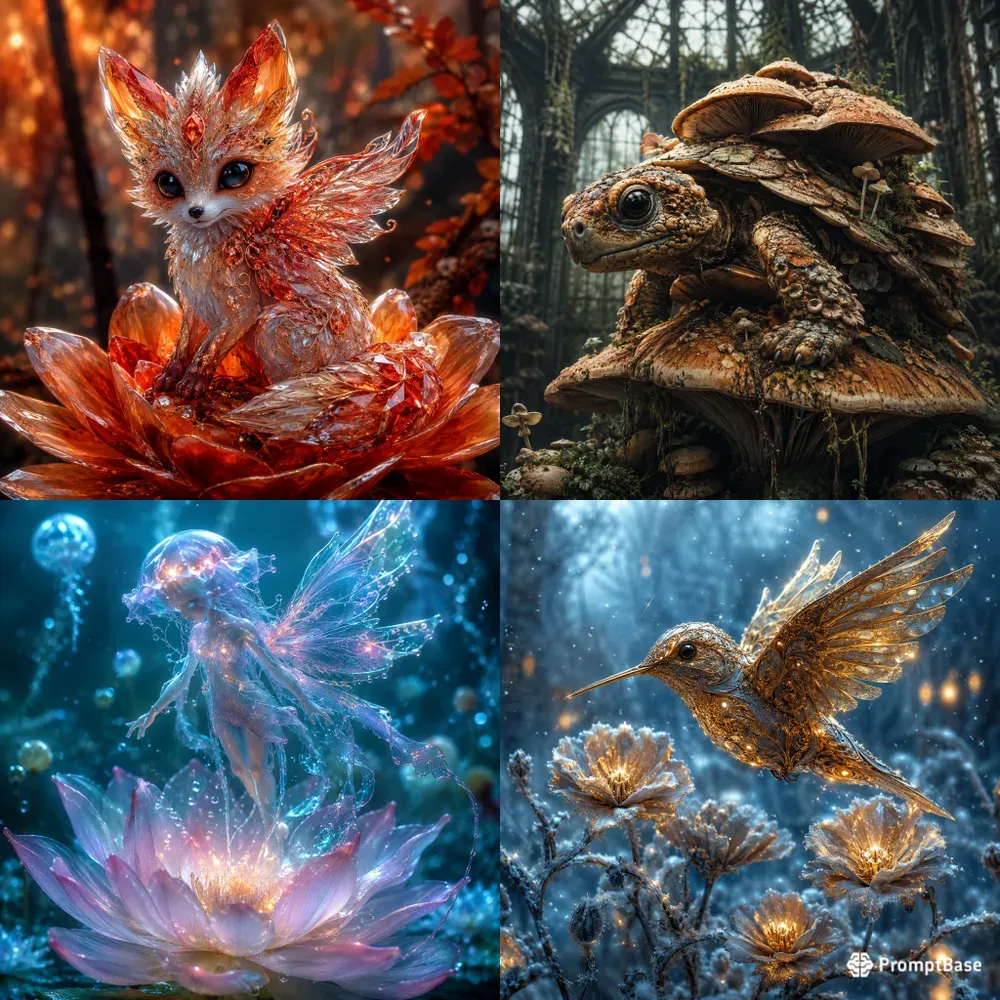 Surreal Fantasy Macro Art