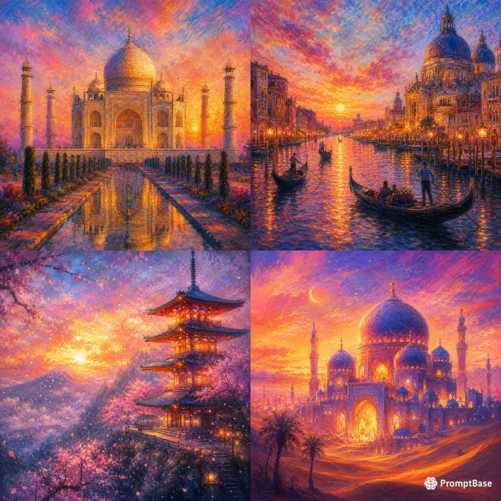Dreamlike Impressionist Drawings