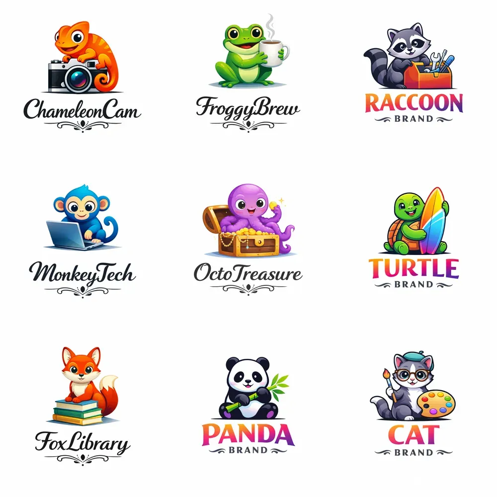 Creative Character Brand Logo Art