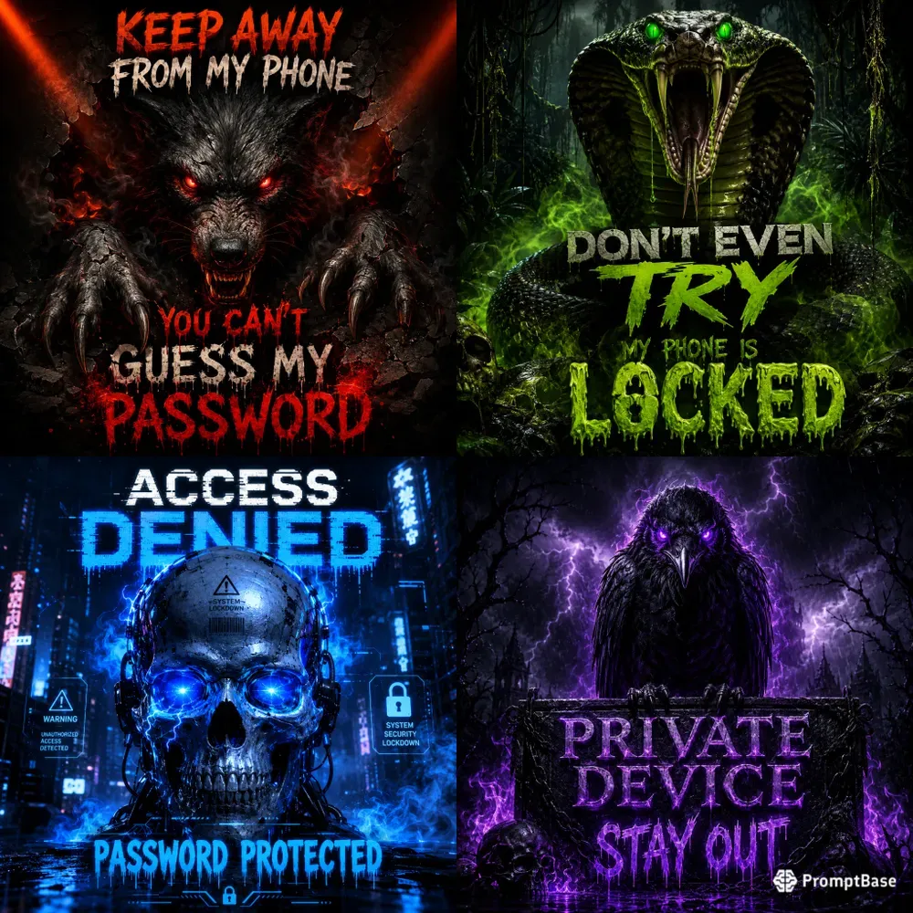 Dark Horror Lock Screens