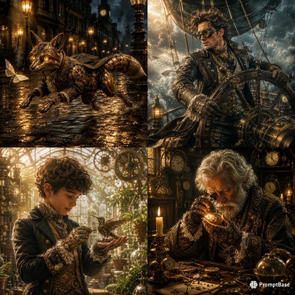 Steampunk Clockwork Muses