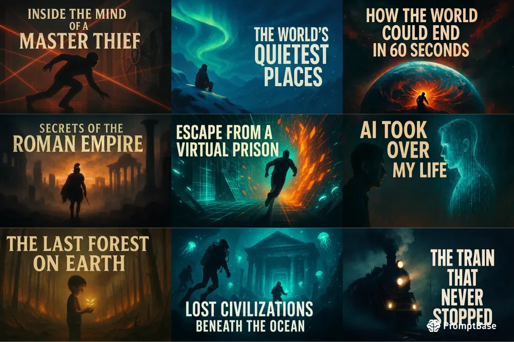 Cinematic Youtube Thumbnails