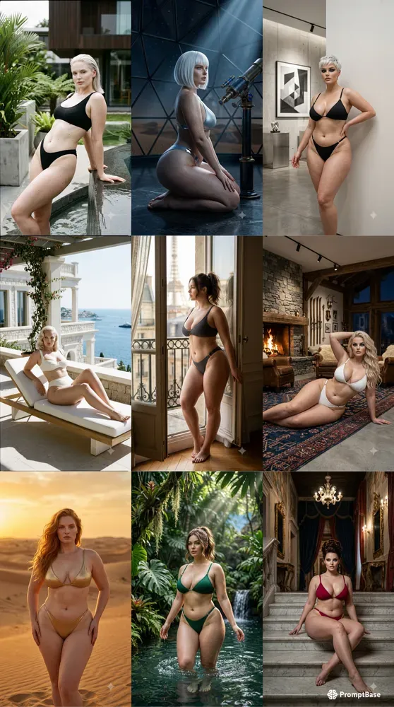 Curvy Swimwear Editorial Collections