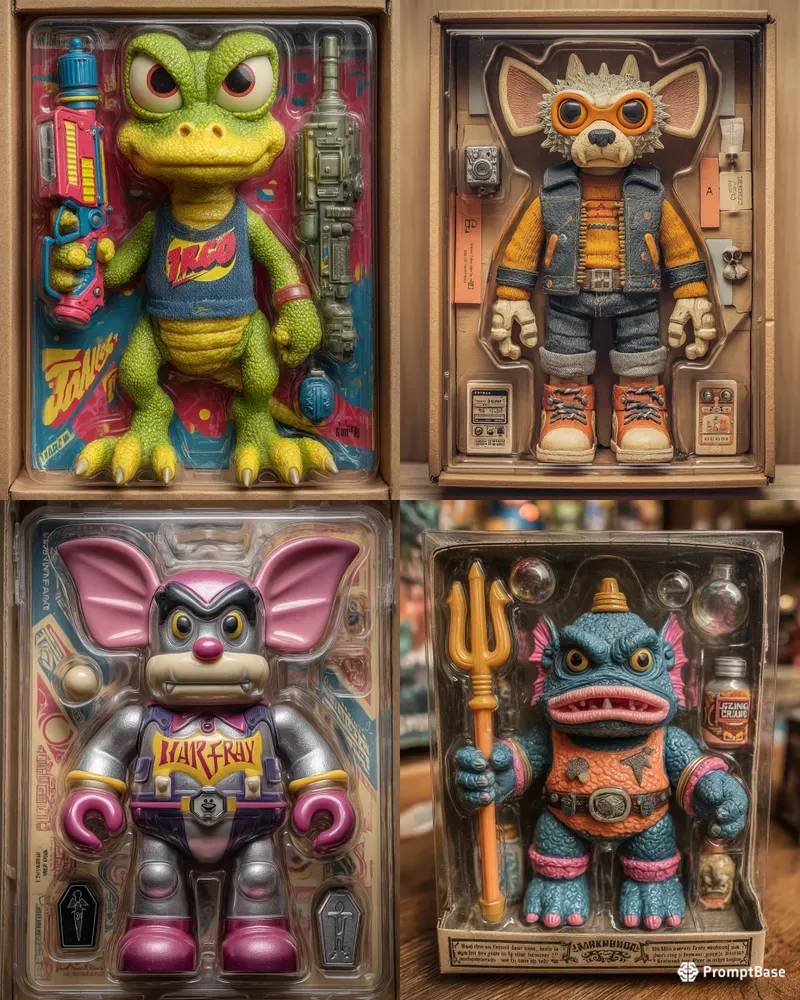 Vintage Toy Box Monster Photos