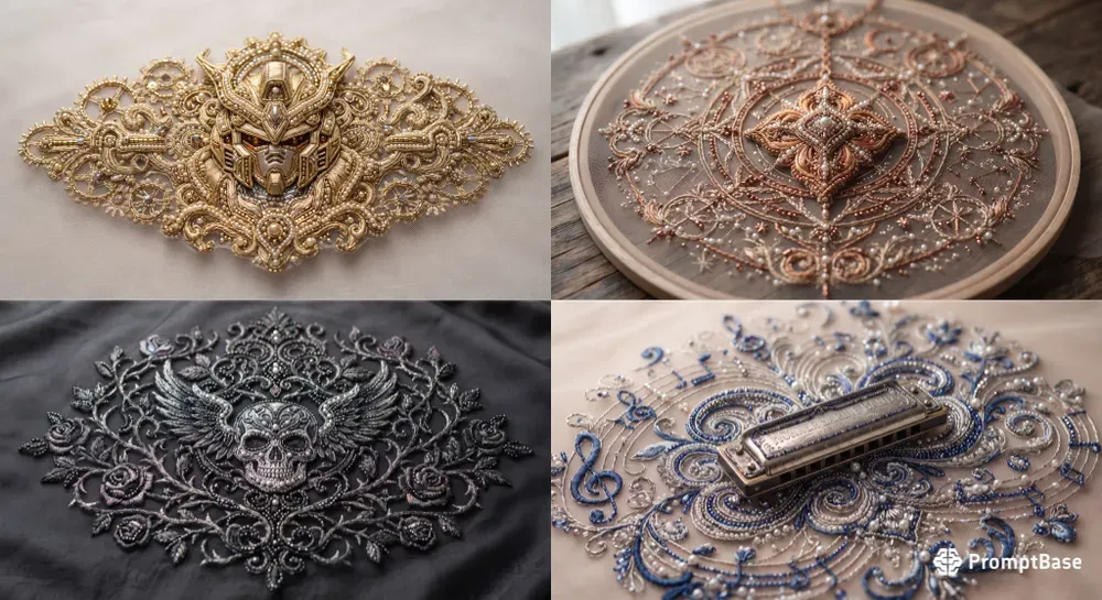 High Couture Embroidered Laces
