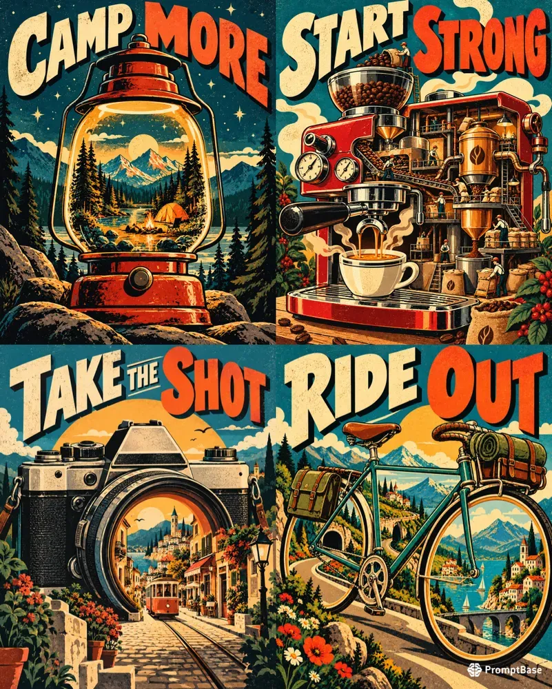 Retro Surreal Object Merch