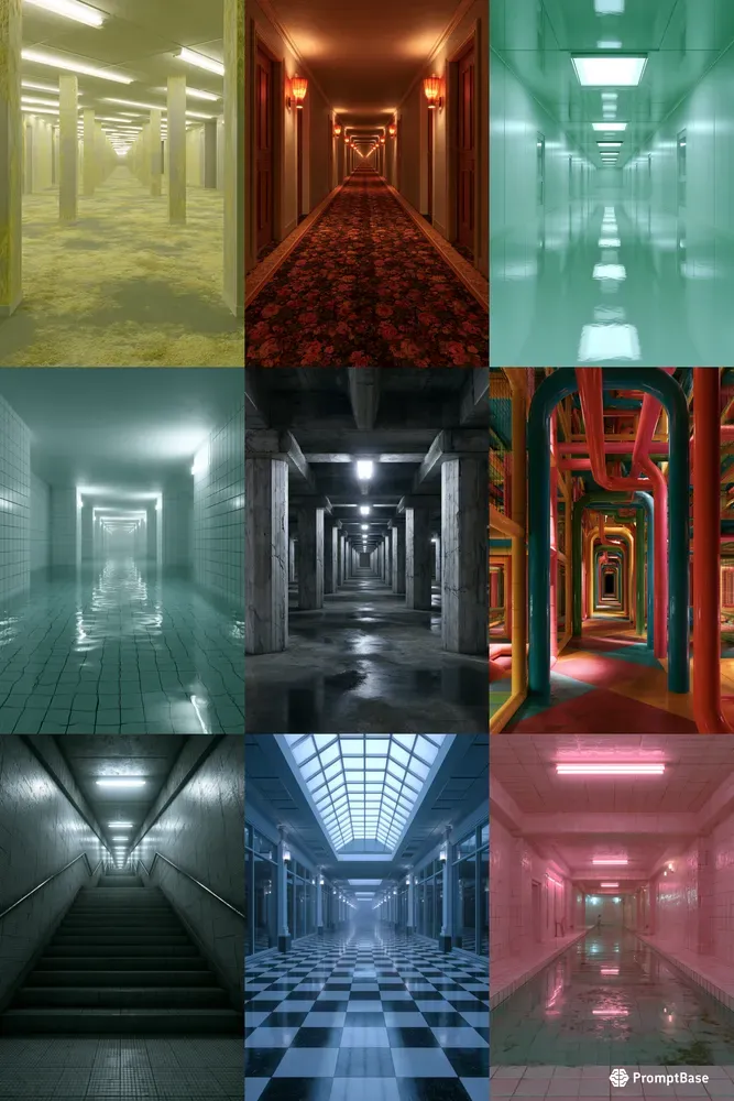 Eerie Liminal Space Environments