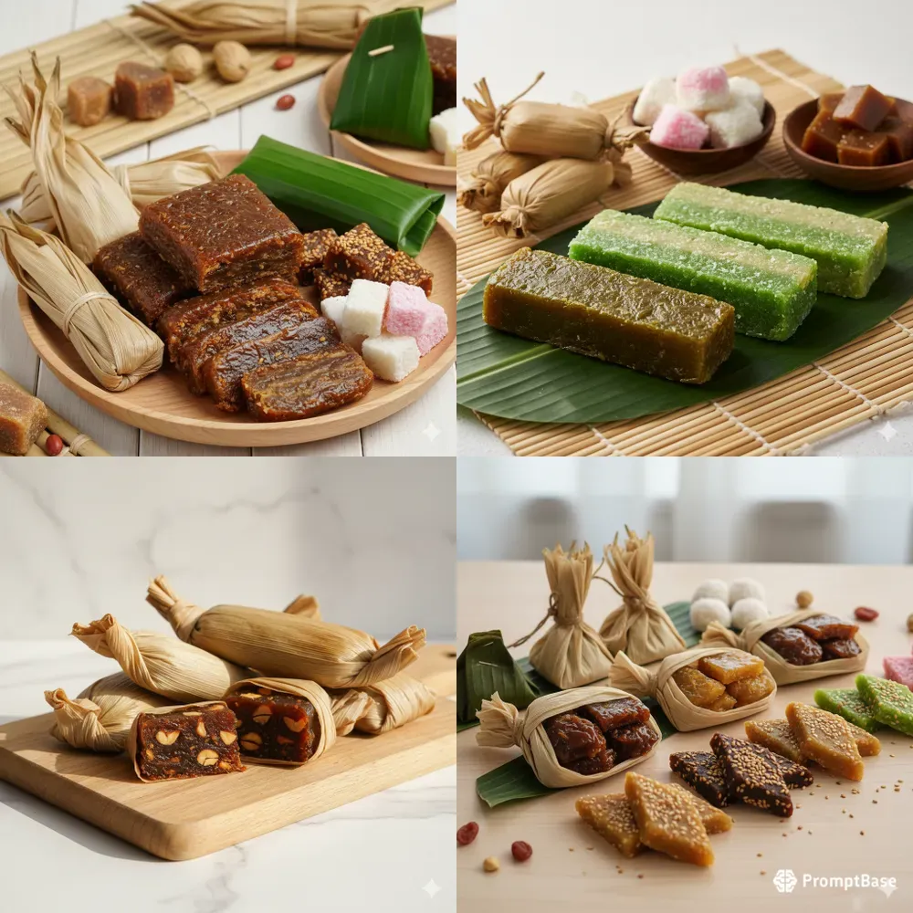 Indonesian Dodol Sweets Stock Photos