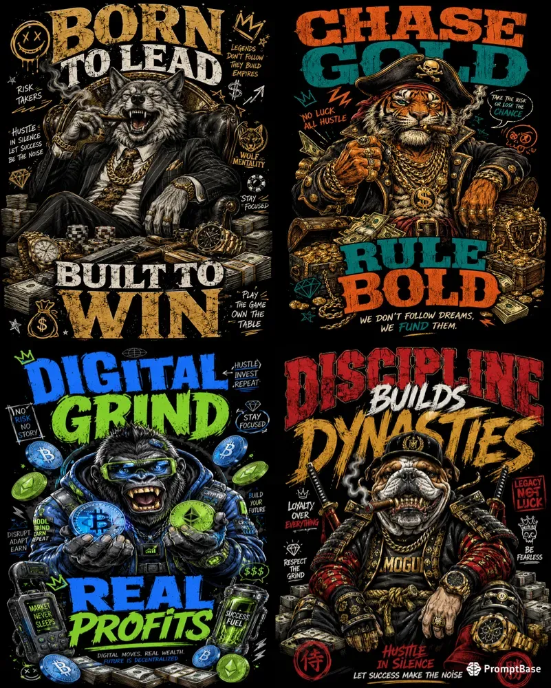 Vintage Hustle Meme Tshirts