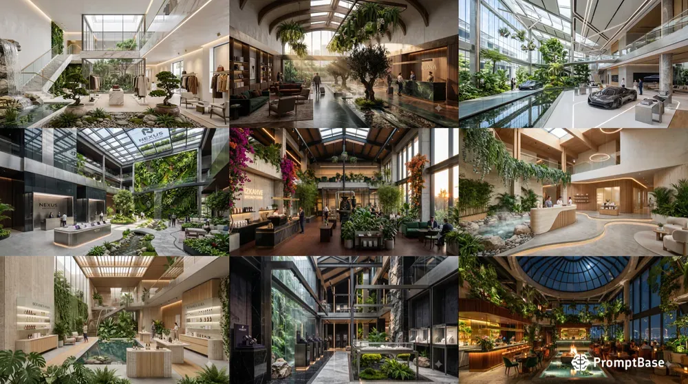 Ecoluxury Biophilic Commercials