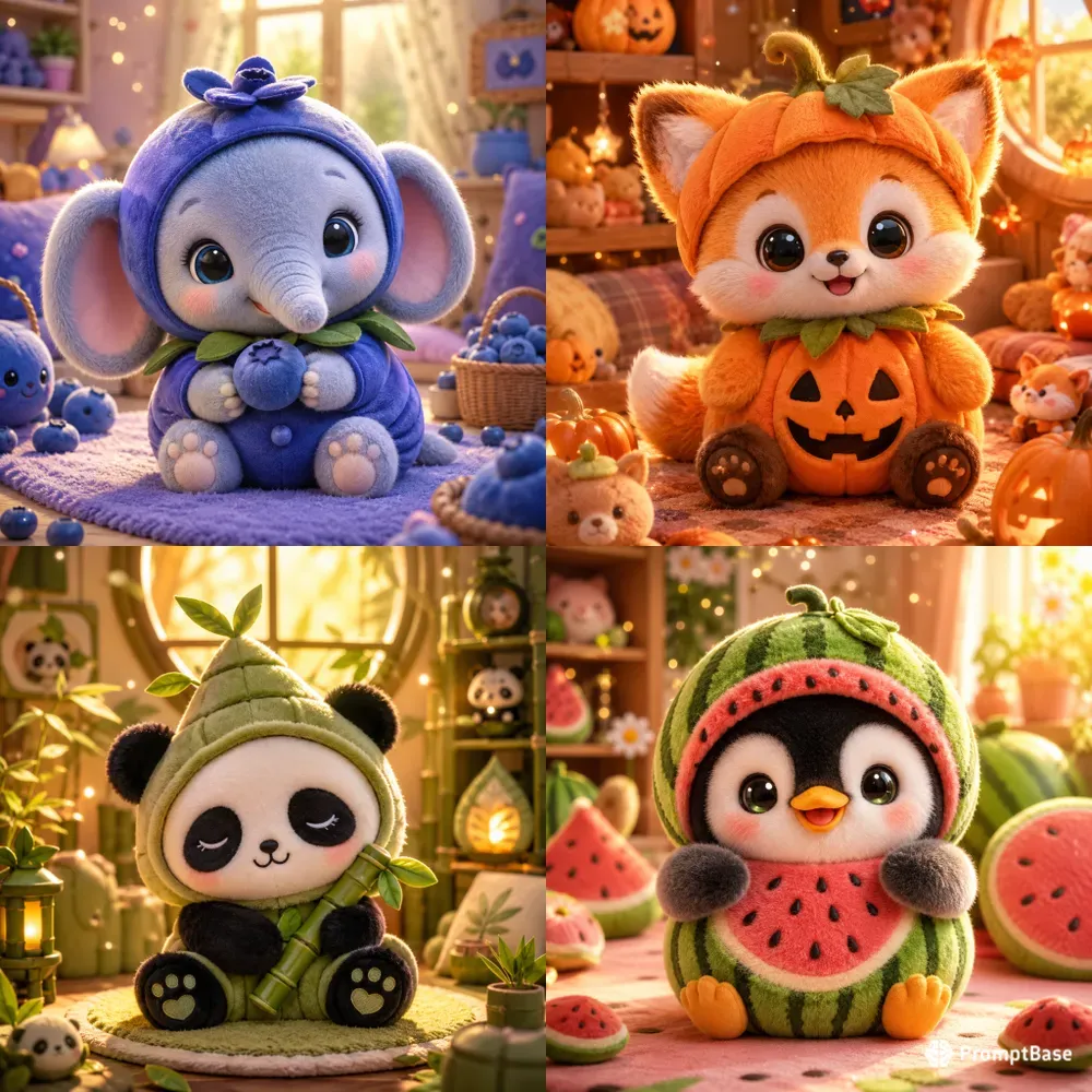 Dreamy Kawaii Plush Friends Collections