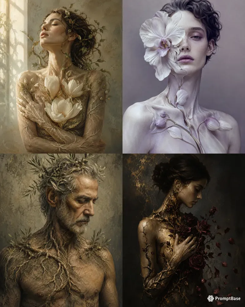 Botanical Soul Hybrid Portraits