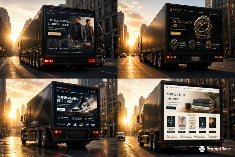 Billboard Truck Website Advertising